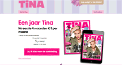 Desktop Screenshot of abonnement.tina.nl